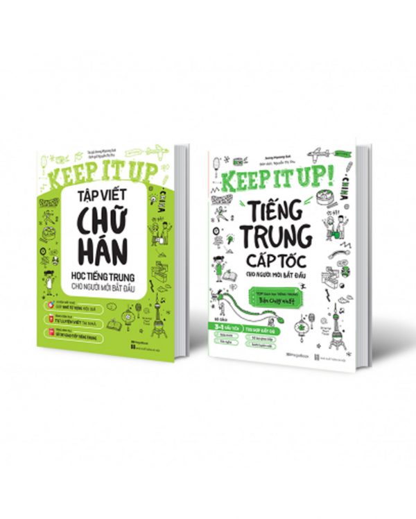 Combo Keep It Up – Học Tiếng Trung Cấp Tốc Và Tập Viết Chữ Hán Cho Người Mới Bắt Đầu