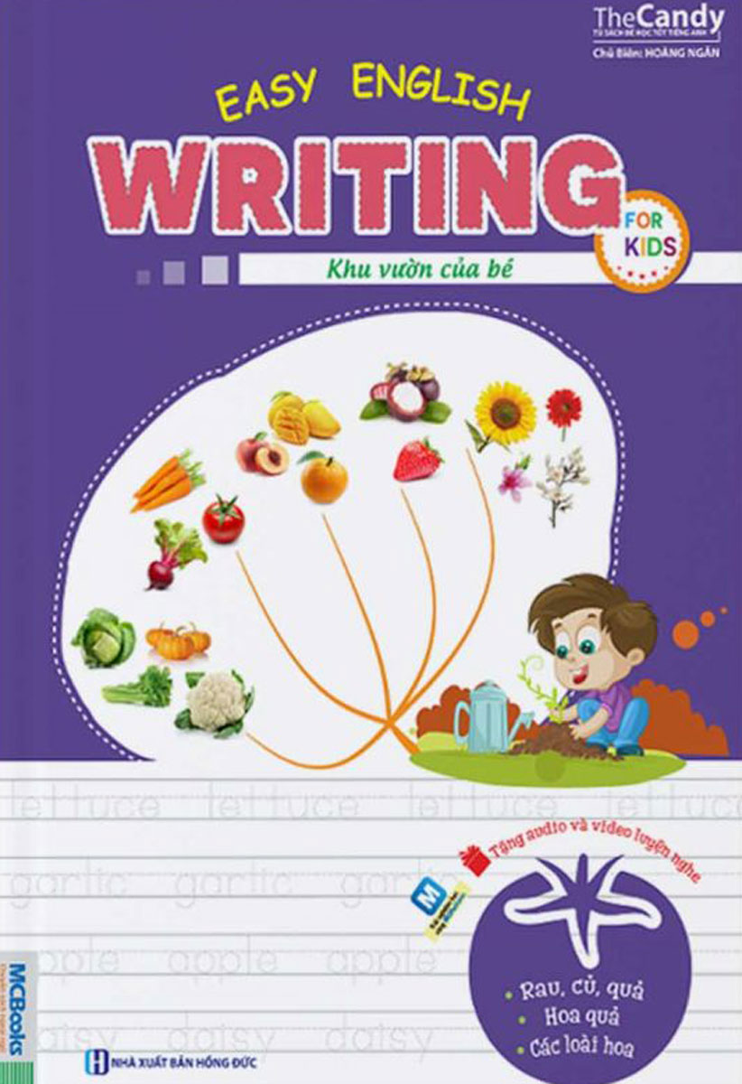 Easy English Writing For Kids - Khu Vườn Của Bé