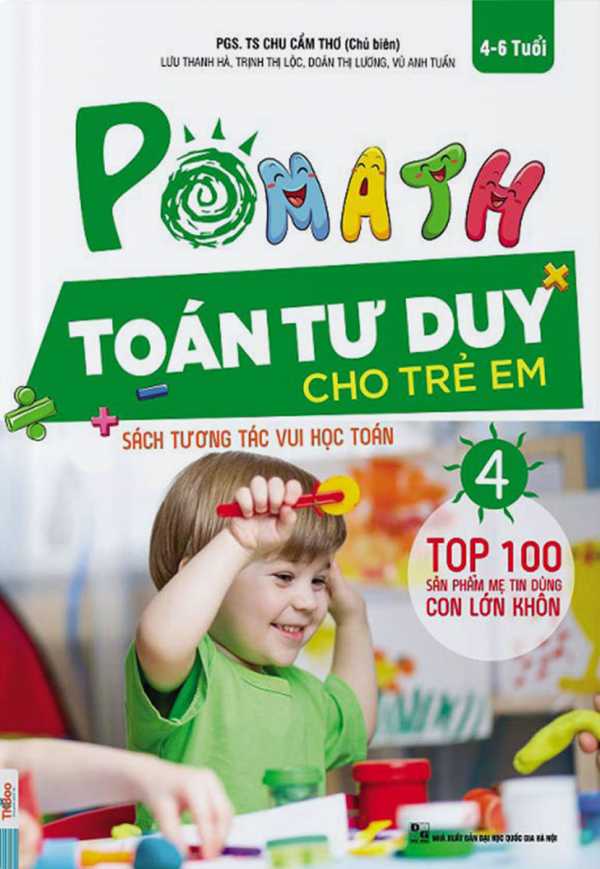 Pomath 4 - Toán Tư Duy Cho Trẻ Em Từ 4-6 Tuổi