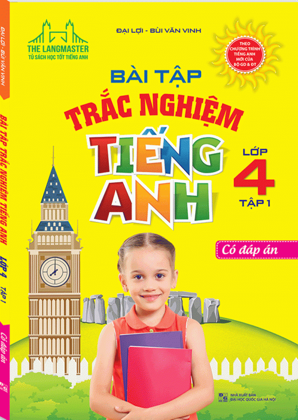 The Langmaster - Bài Tập Trắc Nghiệm Tiếng Anh Lớp 4 Tập 1 (Có Đáp Án)