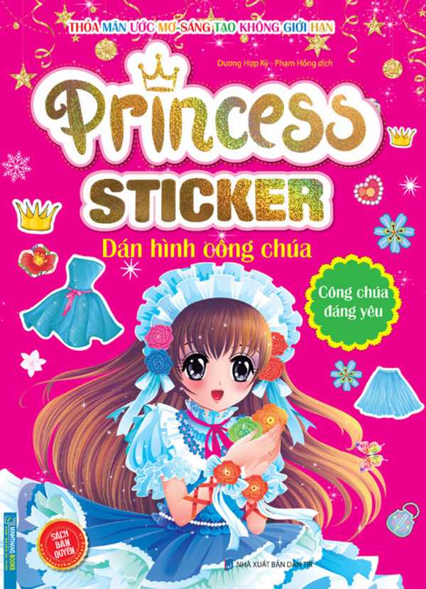 Princess Sticker - Dán Hình Công Chúa - Công Chúa Đáng Yêu