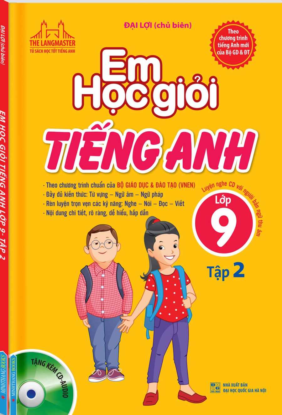 The Langmaster - Em Học Giỏi Tiếng Anh Lớp 9 Tập 2 (Kèm CD)