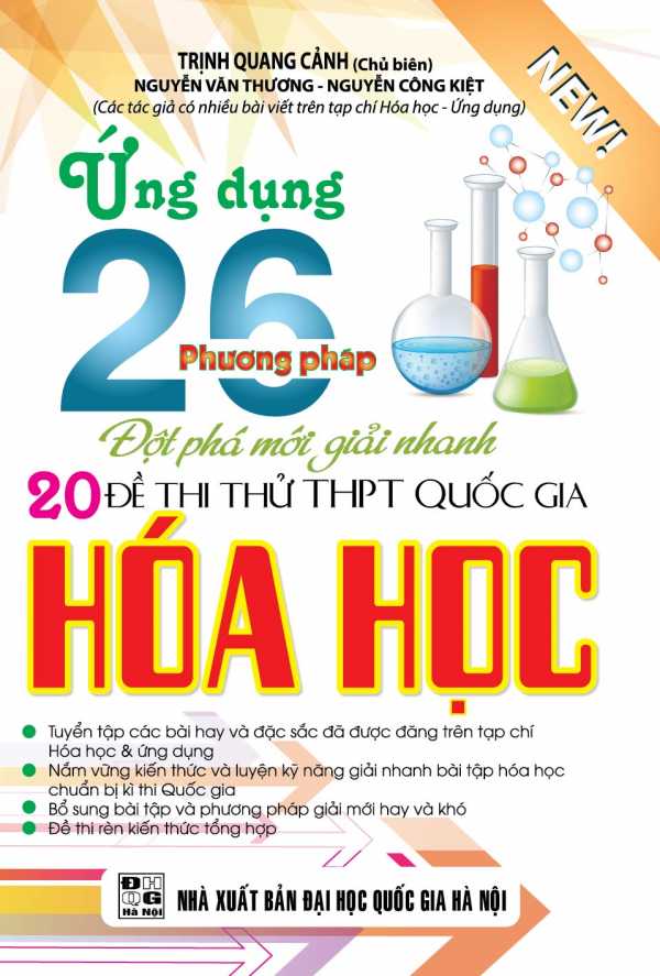 Ứng Dụng 26 Phương Pháp Giải Nhanh Đề Thi Thử THPT Quốc Gia Môn Hóa Học