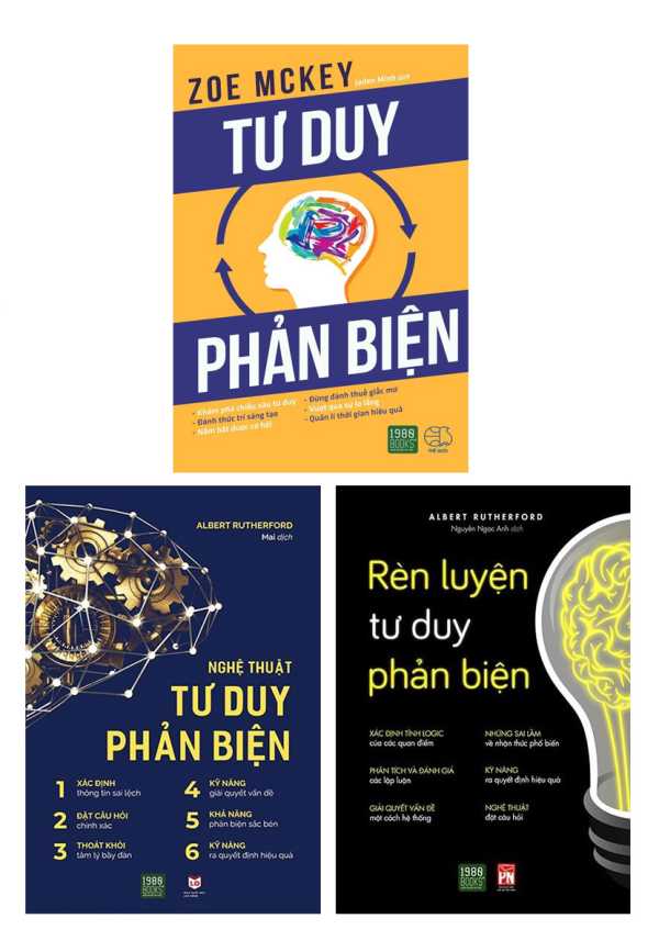 Combo Tư Duy Phản Biện (Bộ 3 Cuốn)