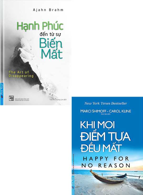 Combo Khi Mọi Điểm Tựa Đều Mất + Hạnh Phúc Đến Từ Sự Biến Mất (2 Cuốn)