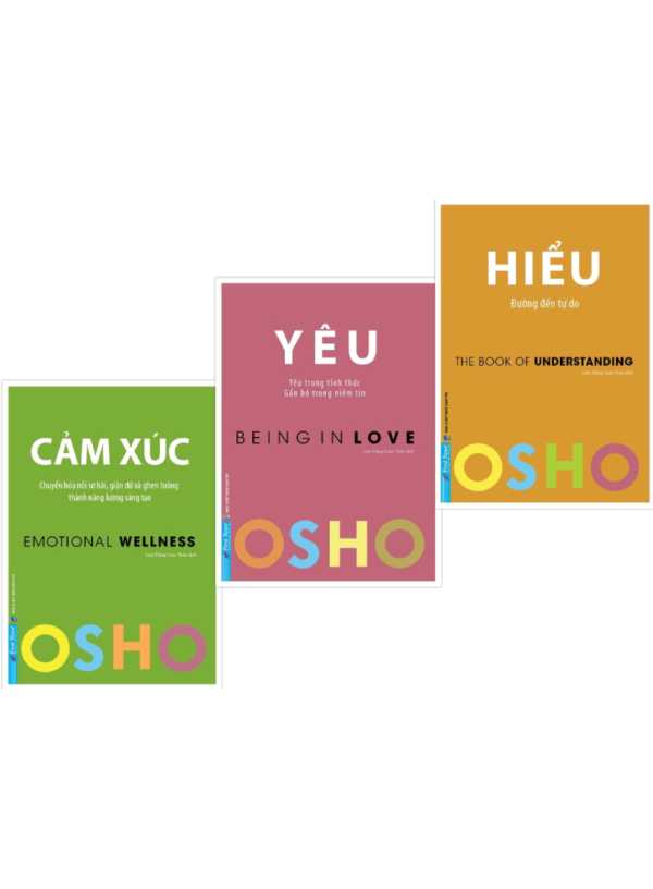 Combo Osho Cảm Xúc + Yêu + Hiểu (Bộ 3 Cuốn)