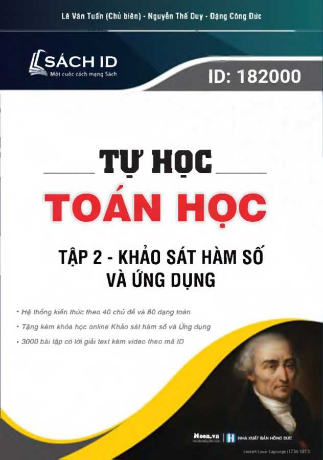 TỰ HỌC TOÁN HỌC - TẬP 2 - KHẢO SÁT HÀM SỐ VÀ ỨNG DỤNG