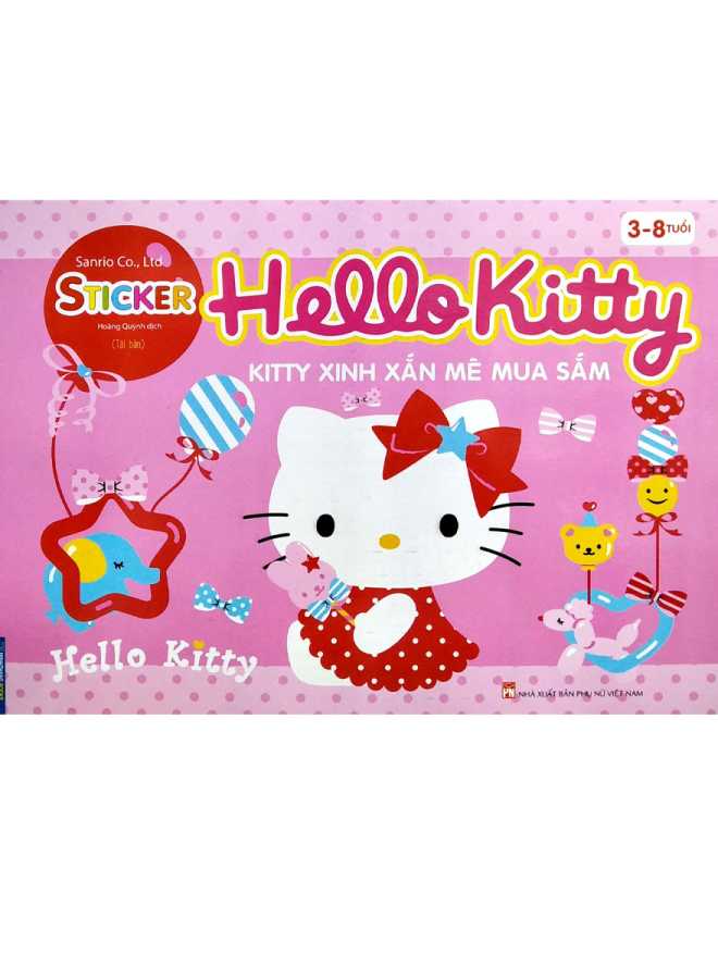 Sticker - Hello Kitty - Kitty Xinh Xắn Mê Mua Sắm (3-8 Tuổi)