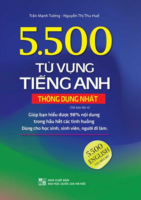 5500 Từ Vựng Tiếng Anh Thông Dụng Nhất (Bản Màu)