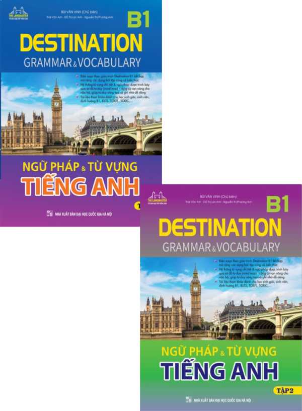 Combo Destination B1 - Ngữ Pháp Và Từ Vựng Tiếng Anh (Bộ 2 Cuốn)