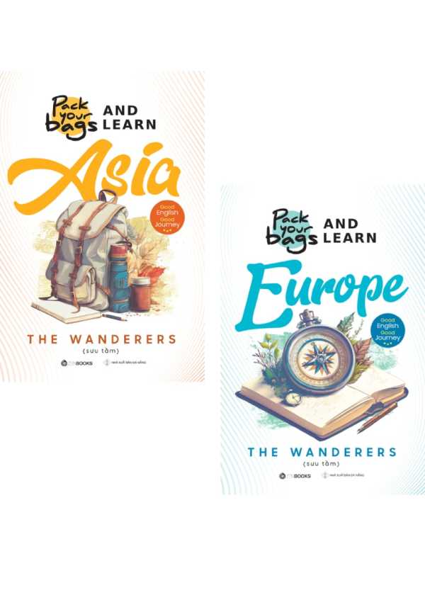 Combo Pack Your Bags And Learn Asia + Europe (Bộ 2 Cuốn)