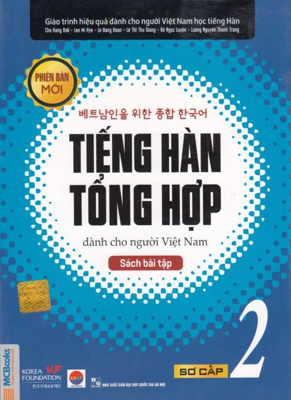 Tiếng Hàn Tổng Hợp Dành Cho Người Việt Nam – Sơ Cấp 2 - Sách Bài Tập