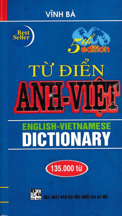 Từ Điển Anh - Việt 135000 Từ (Bìa Cứng)