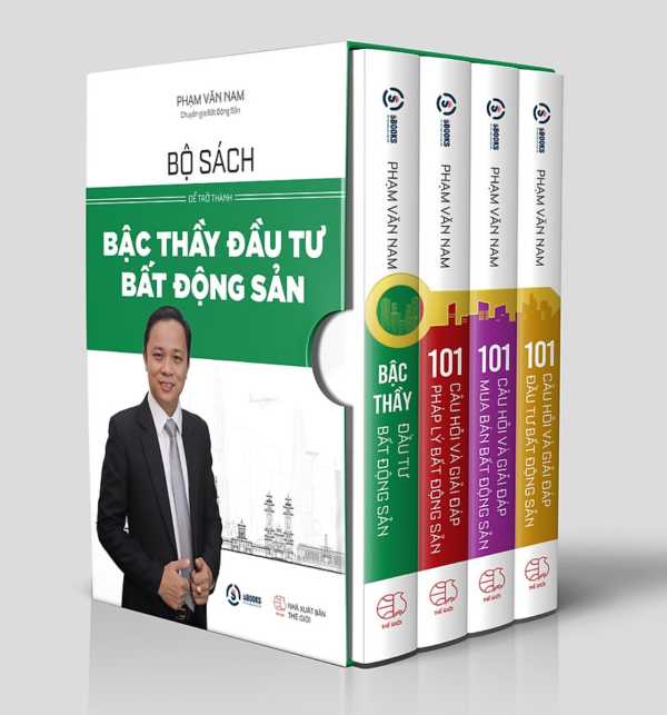 Hộp Bộ Sách Để Trở Thành Bậc Thầy Đầu Tư Bất Động Sản