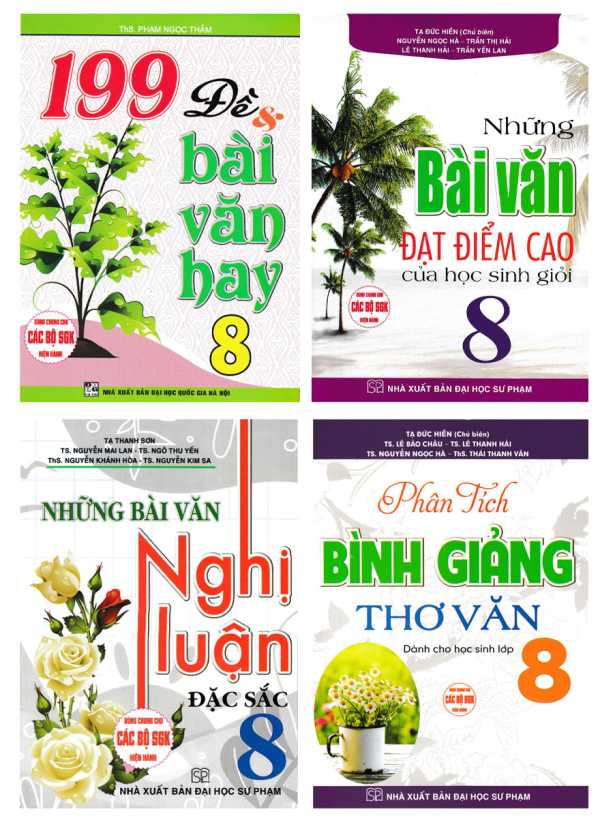 Combo Những Bài Làm Văn Hay Lớp 8 (Dùng Chung Cho Các Bộ SGK Hiện Hành) (Bộ 4 Cuốn)