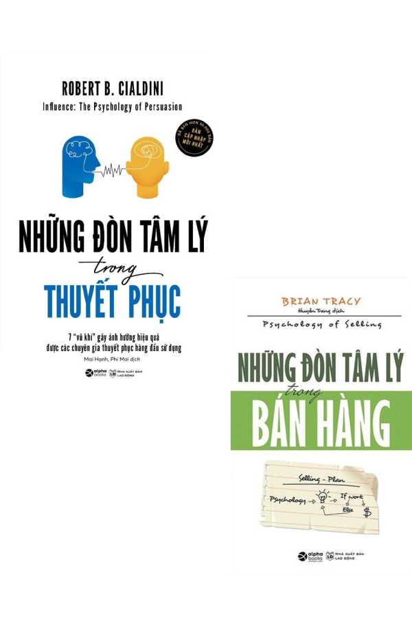 Combo Những Đòn Tâm Lý Trong Bán Hàng + Những Đòn Tâm Lý Trong Thuyết Phục (Bộ 2 Cuốn)