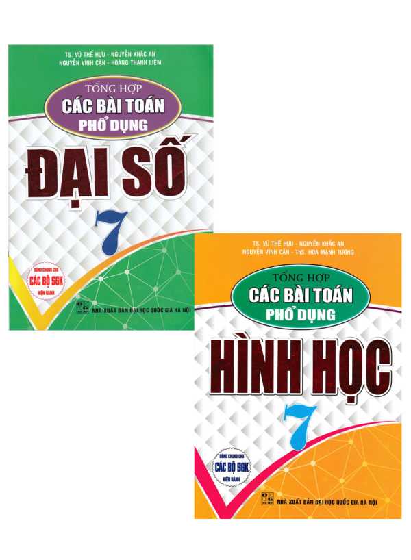 Combo Tổng Hợp Các Bài Toán Phổ Dụng Đại Số + Hình Học Lớp 7