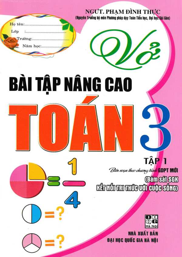 Vở Bài Tập Nâng Cao Toán Lớp 3 - Tập 1 (Bám Sát SGK Kết Nối Tri Thức Với Cuộc Sống)