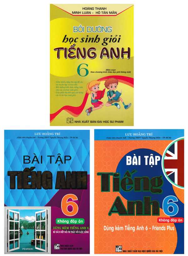 Combo Bài Tập Tiếng Anh 6 + Bồi Dưỡng Học Sinh Giỏi Tiếng Anh Lớp 6 - Biên Soạn Theo Chương Trình Mới (Bộ 3 Cuốn)