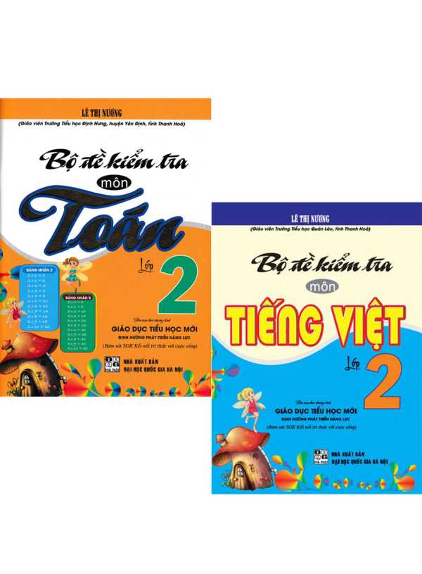 Combo Bộ Đề Kiểm Tra Môn Toán + Tiếng Việt Lớp 2 (Bám Sát SGK Kết Nối Tri Thức Với Cuộc Sống)