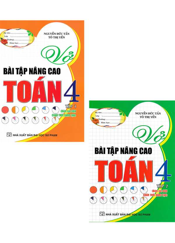 Combo Vở Bài Tập Nâng Cao Toán 4 Tập 1 + 2 (Bám Sát SGK Chân Trời Sáng Tạo) (Bộ 2 Cuốn)