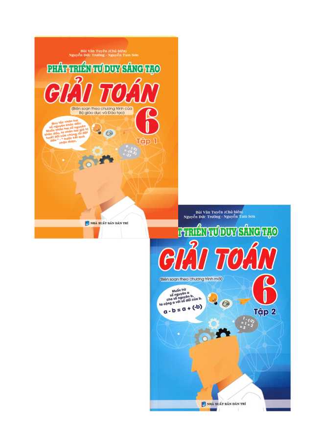 Combo Phát Triển Tư Duy Sáng Tạo Giải Toán 6 (Tập 1 + Tập 2)