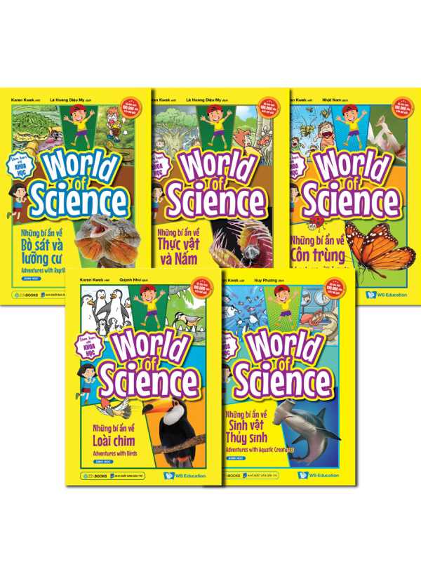 Bộ Sách Làm Bạn Với Khoa Học - World Of Science - Set 1 (Bộ 5 Cuốn)