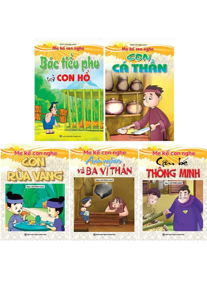 Combo Mẹ Kể Con Nghe - Phần 2 (Bộ 5 Cuốn)