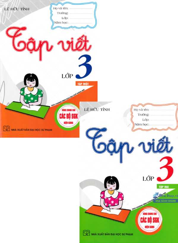 Combo Tập Viết Lớp 3 (Dùng Chung Cho Các Bộ SGK Hiện Hành) (Bộ 2 Cuốn)