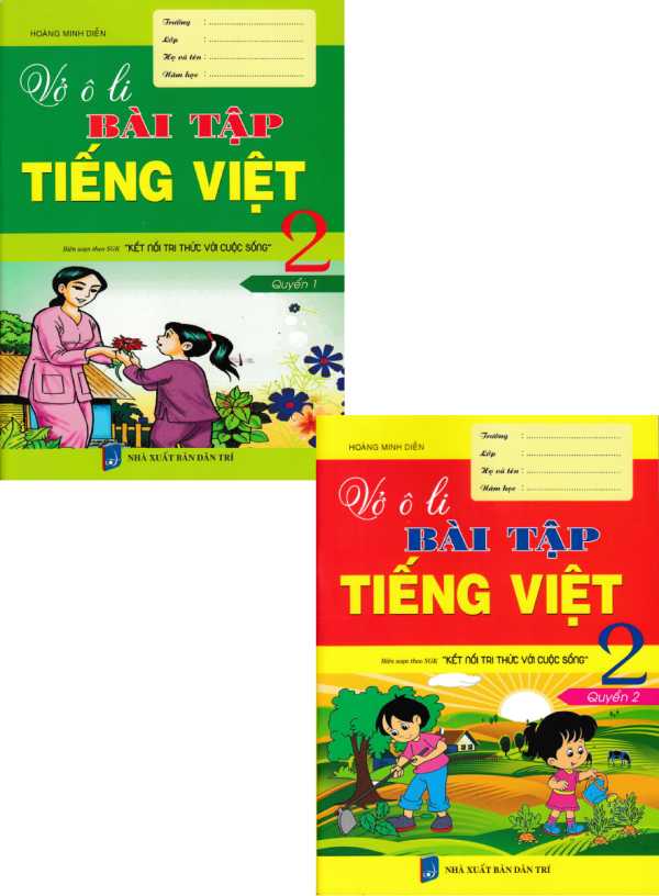 Combo Vở Ô Li Bài Tập Tiếng Việt 2 (Biên Soạn Theo SGK Kết Nối Tri Thức Với Cuộc Sống) (Bộ 2 Cuốn)