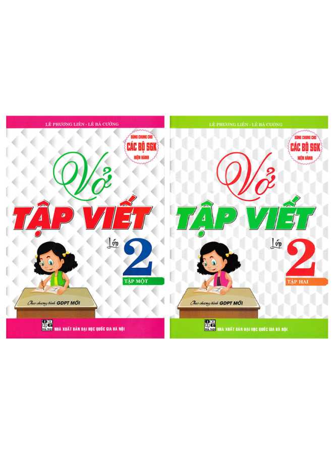 Combo Vở Tập Viết Lớp 2 - Tập 1+2 (Theo Chương Trình Giáo Dục Phổ Thông Mới)