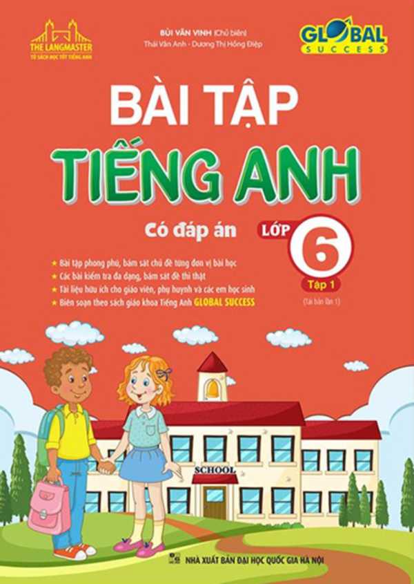 Global Success - Bài Tập Tiếng Anh Lớp 6 - Tập 1 (Có Đáp Án)