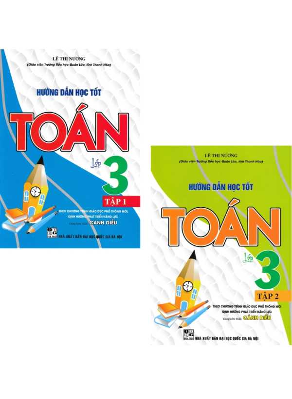 Combo Hướng Dẫn Học Tốt Toán Lớp 3 Tập 1 + 2 (Dùng Kèm SGK Cánh Diều) (Bộ 2 Cuốn)