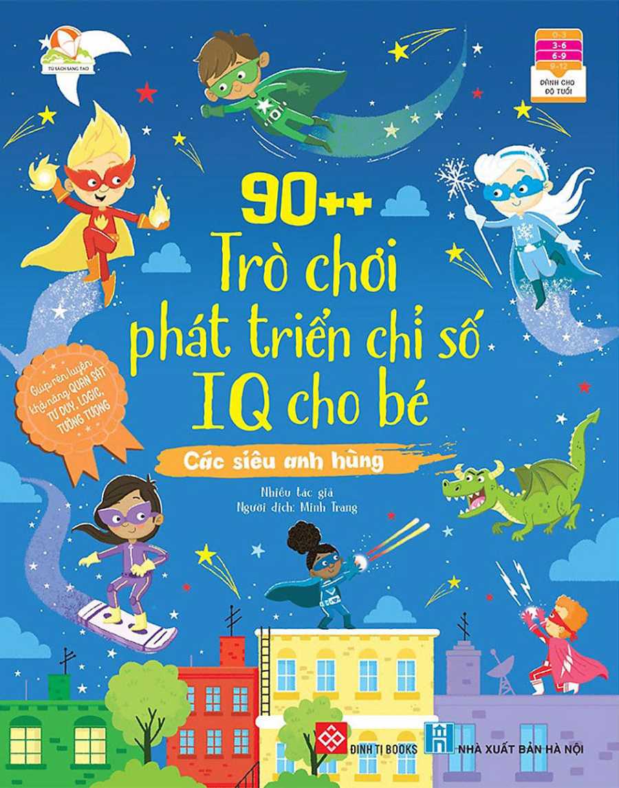 90++ Trò Chơi Phát Triển Chỉ Số IQ Cho Bé - Các Siêu Anh Hùng