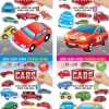 Combo Bóc Dán Hình Sticker Thông Minh - Cars: Các Hãng Xe Hơi Trên Thế Giới (Bộ 4 Cuốn)