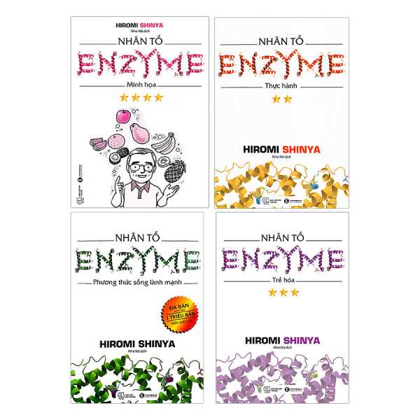 Combo Nhân Tố Enzyme - Trọn Bộ 4 Quyển